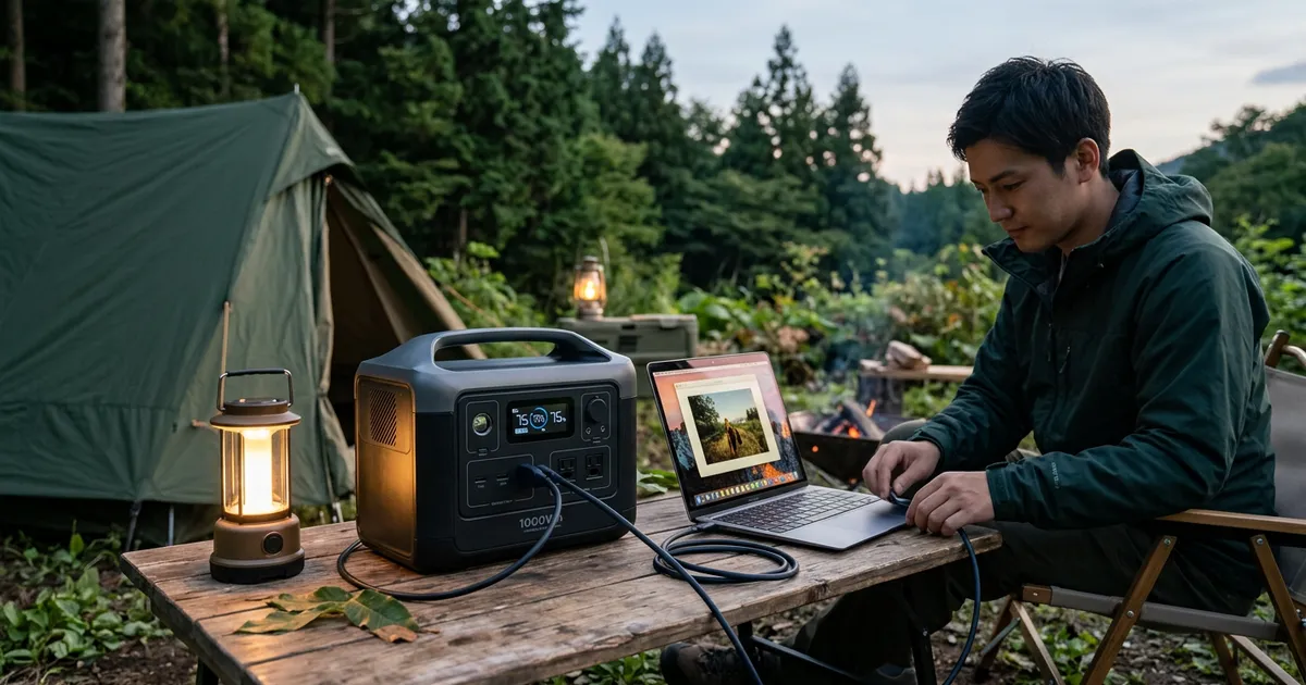 【2026年版】ポータブル電源で停電は何時間しのげる？容量別シミュレーションと計算方法