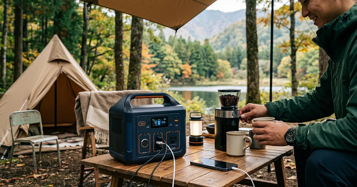 【2026年】ポータブル電源 キャンプおすすめ8選｜季節別の活用法と選び方ガイド